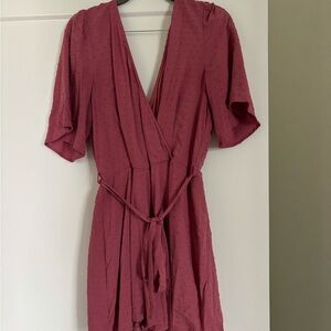 Blue Rain pink romper